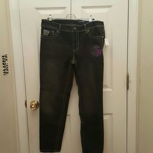 Black Cross Jeans